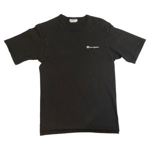 Vintage fitted Champion black T-shirt